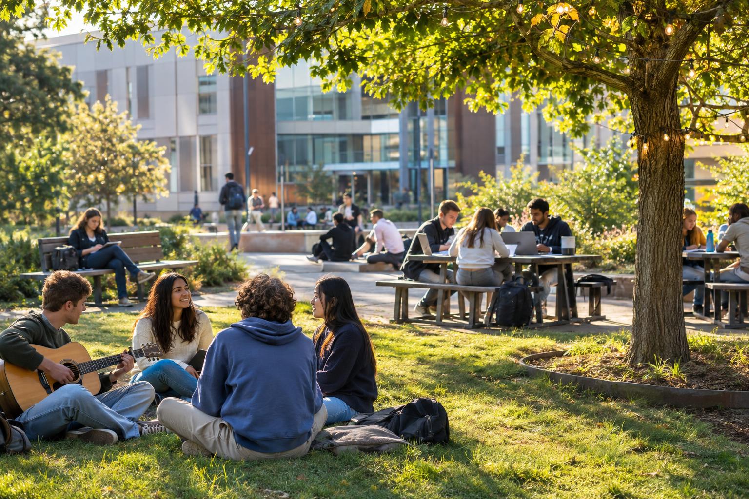 Campus of the university
