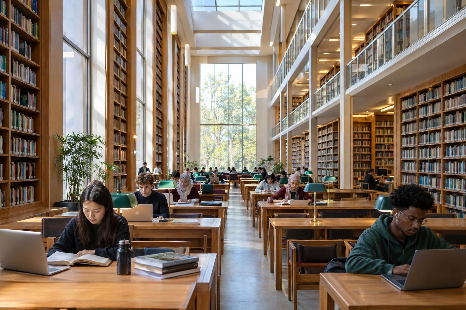 University library reading room